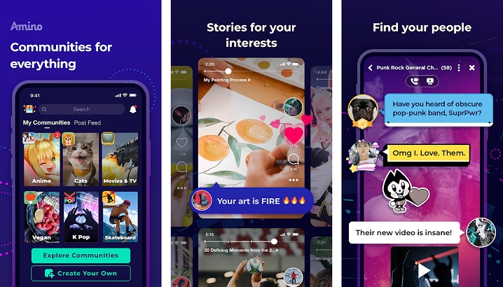 Amino to find new Communities