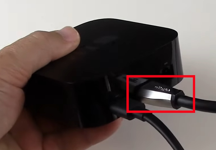 Attach HDMI Cable to Apple TV
