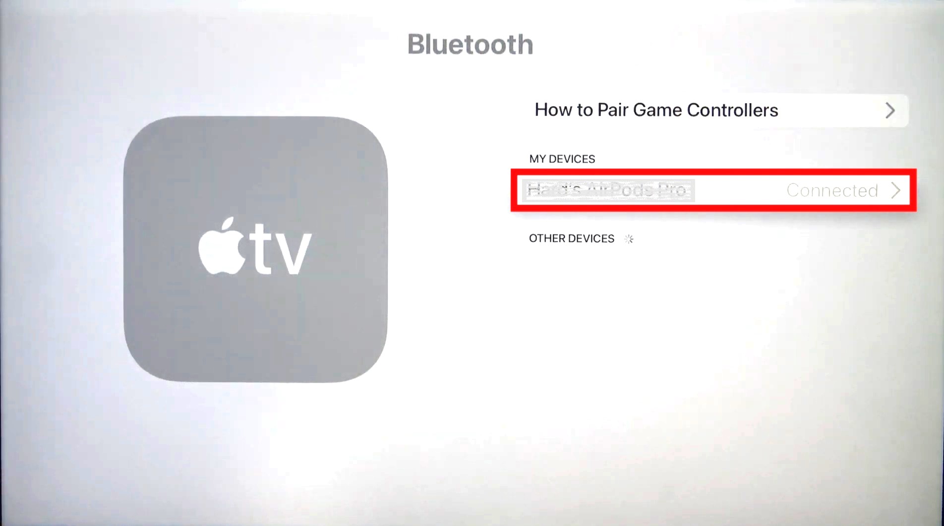 Device Bluetooth Connected