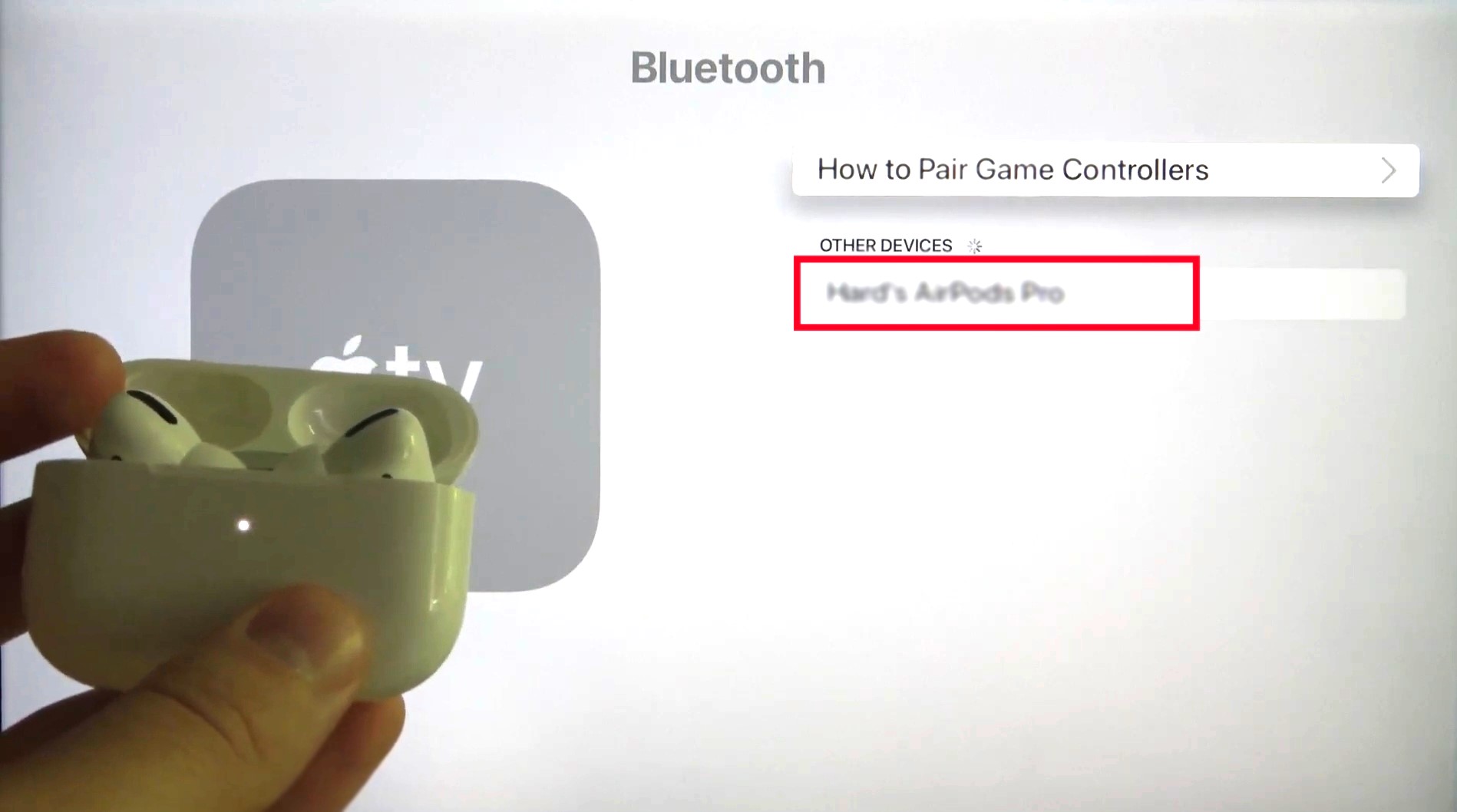 Go To Bluetooth Device to connect