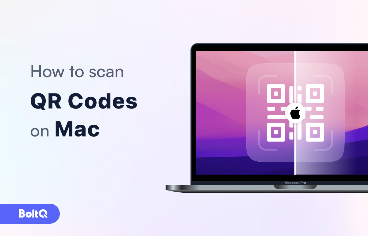 scanning qr code on macbook