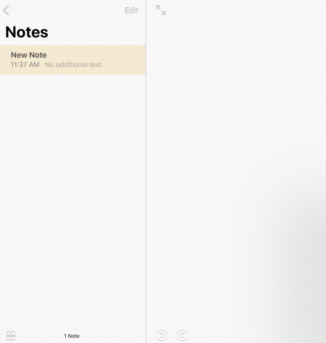 Open the Notes App on MacBook