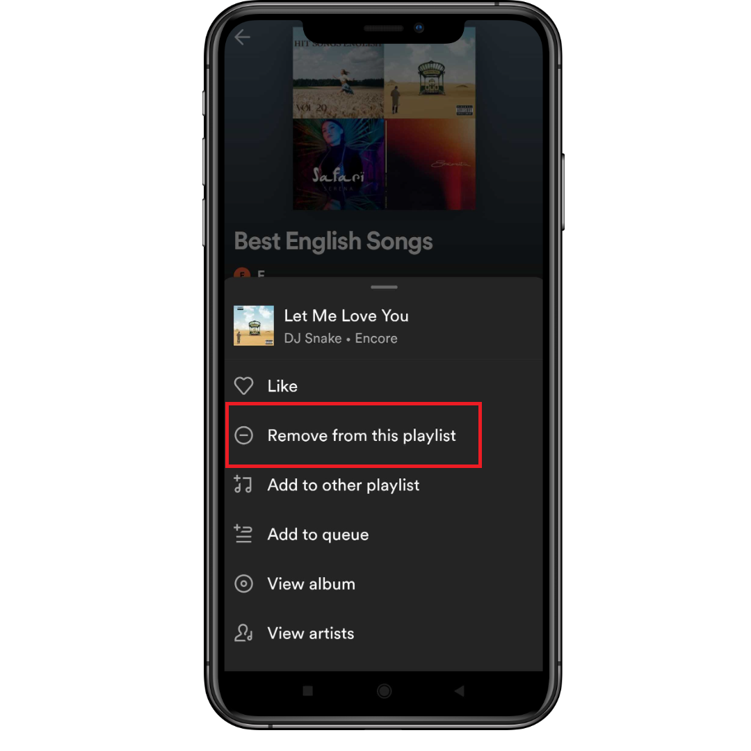 Removing a Song from Spotify Playlist