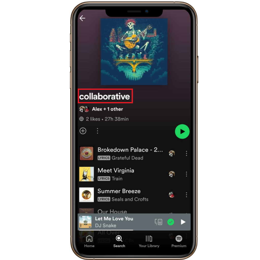 Collaborative Playlists on Spotify