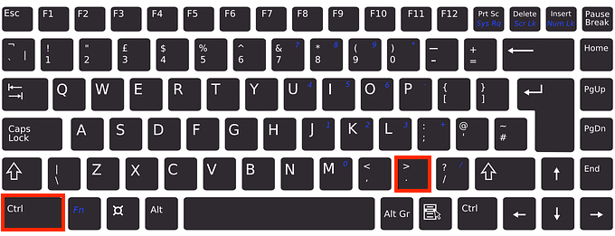 Keyboard shortcut for adding exponent