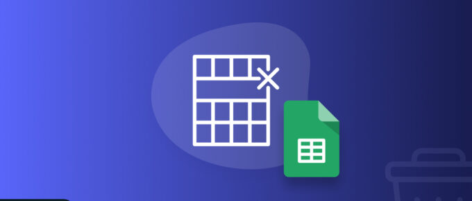 How To delete rows in Google Sheets