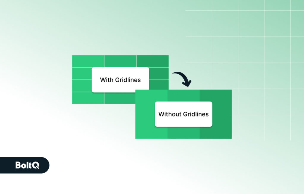 How to Remove Gridlines in Google Sheets