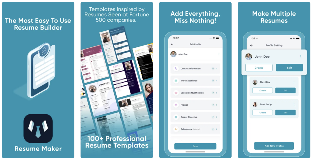 Resume Maker App
