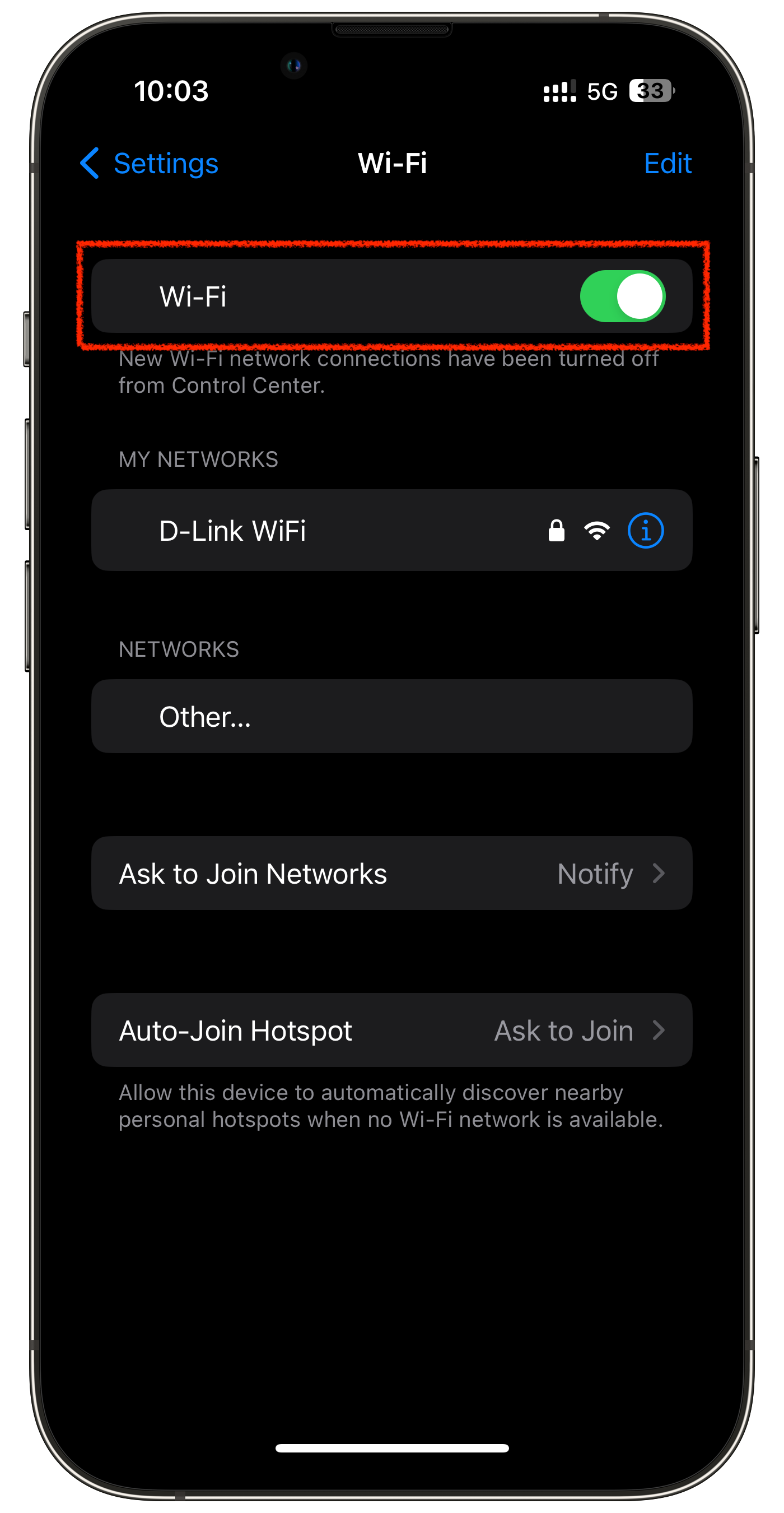 Enable WiFi and See SSIDs Available