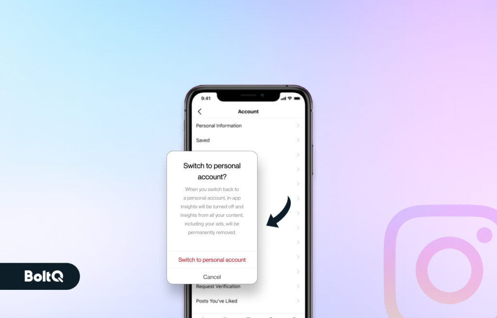 How To Switch Back to Personal Account on Instagram