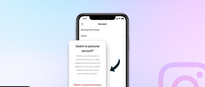 How To Switch Back to Personal Account on Instagram
