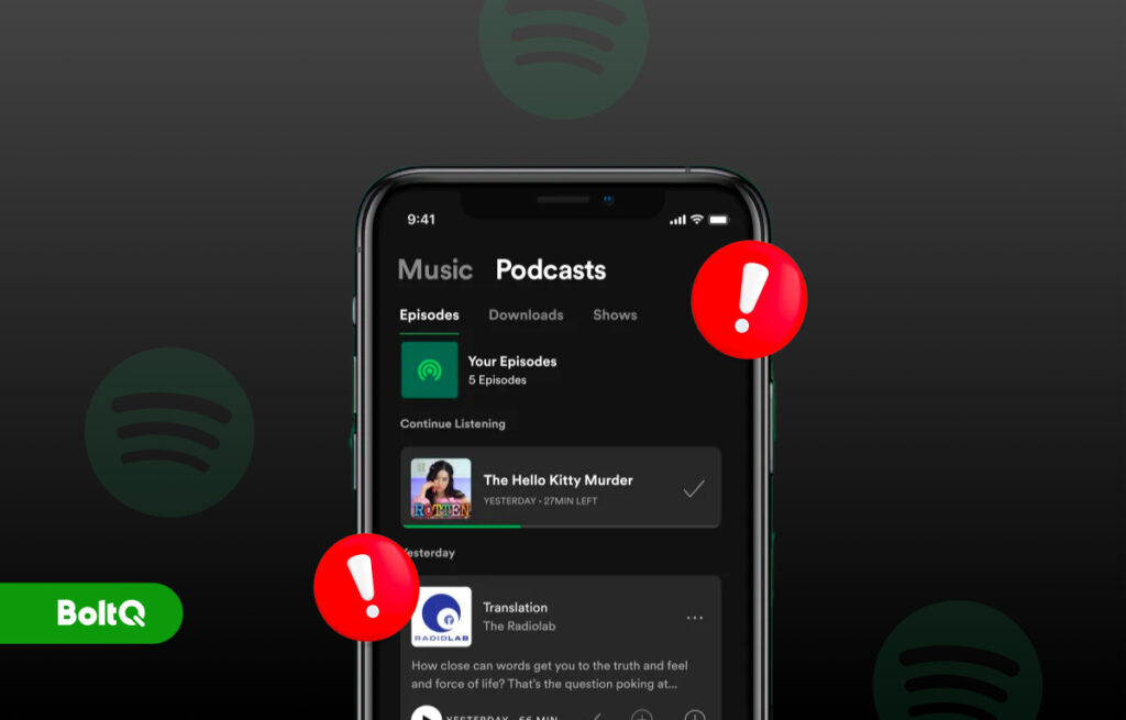 Spotify Podcast Not Working