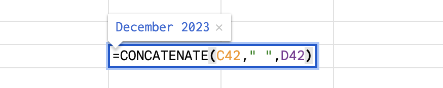 CONCATENATE Function