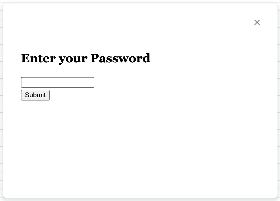 Enter Password To Decrypt Data