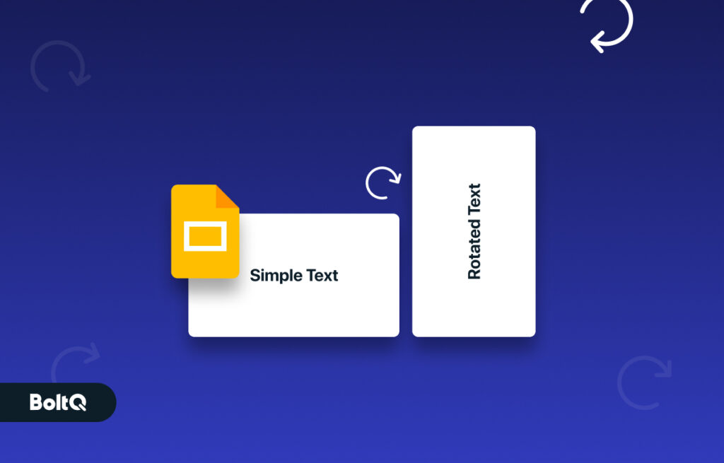 How To Rotate Text in Google Slides