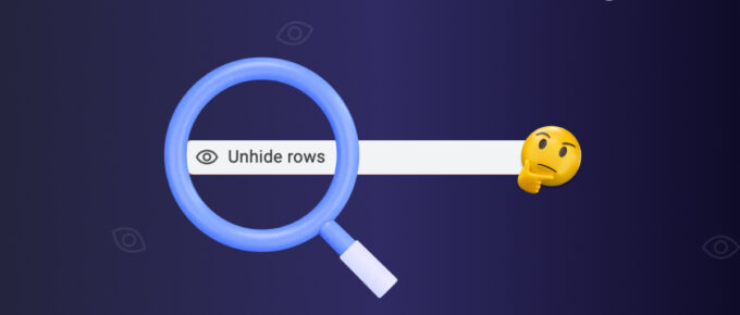 How To Unhide Rows in Google Sheets