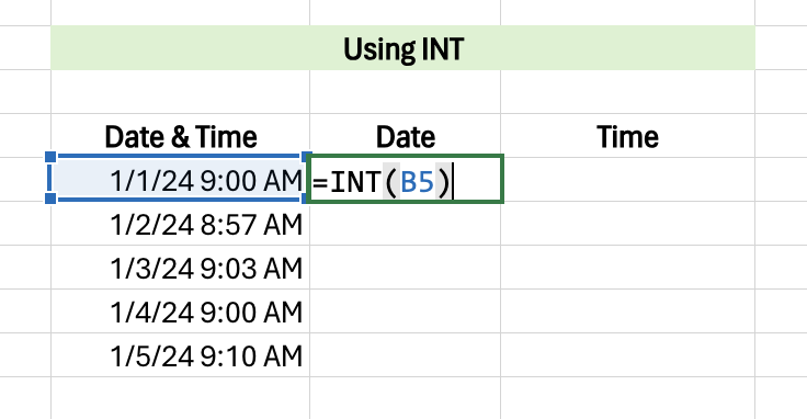 INT Function