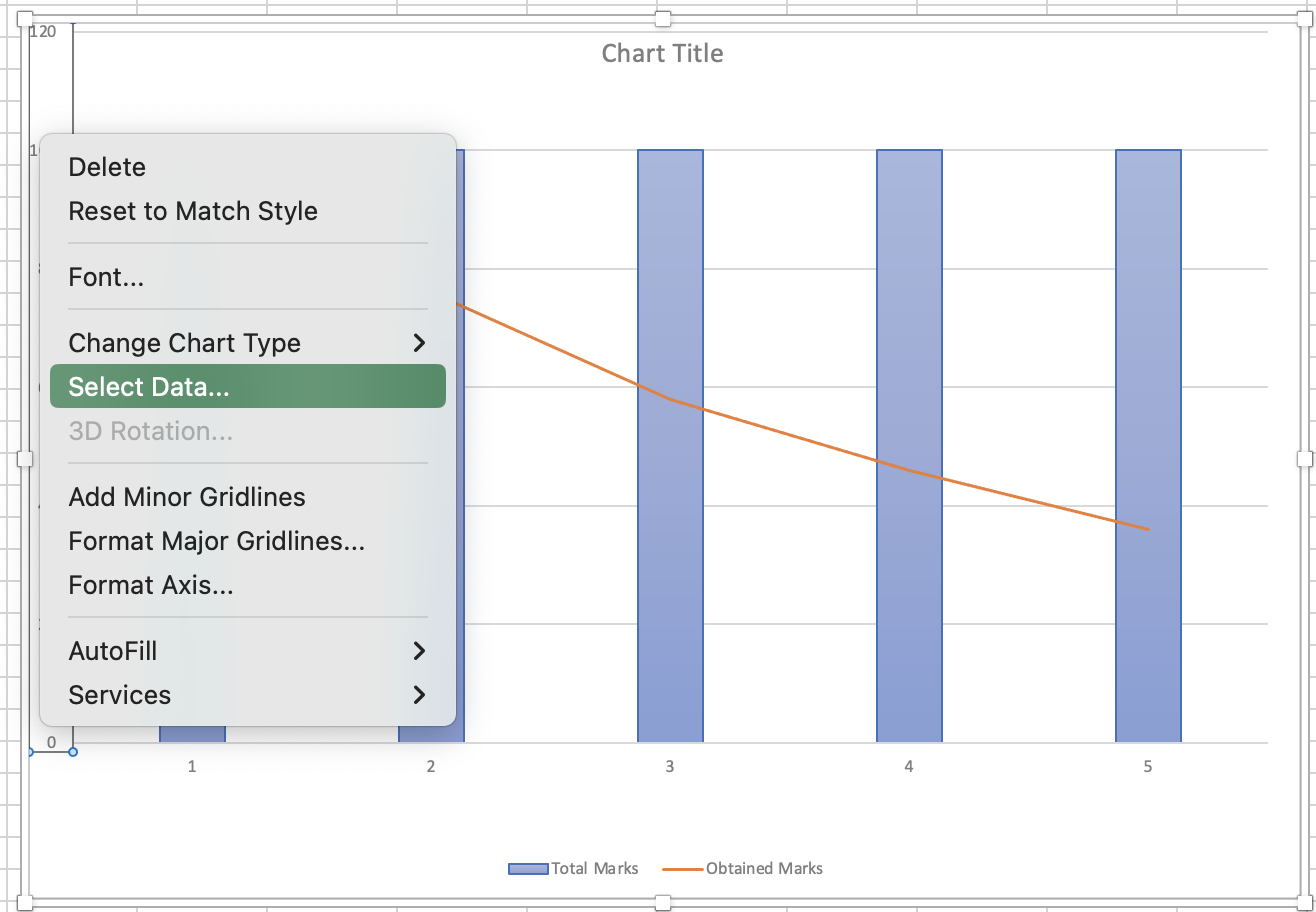 Right Click and Select Data