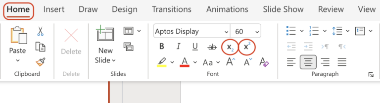 How To Subscript or Superscript in PowerPoint? [Quick Guide]